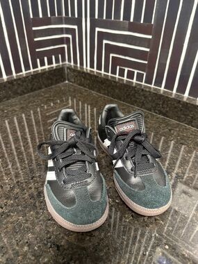 adidas Kids Black and White Low-Top Sneakers